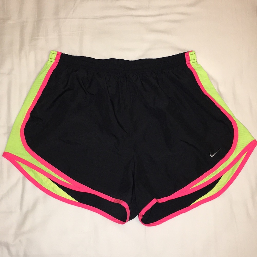 Black, Pink, & Yellow Nike Dri-Fir Shorts